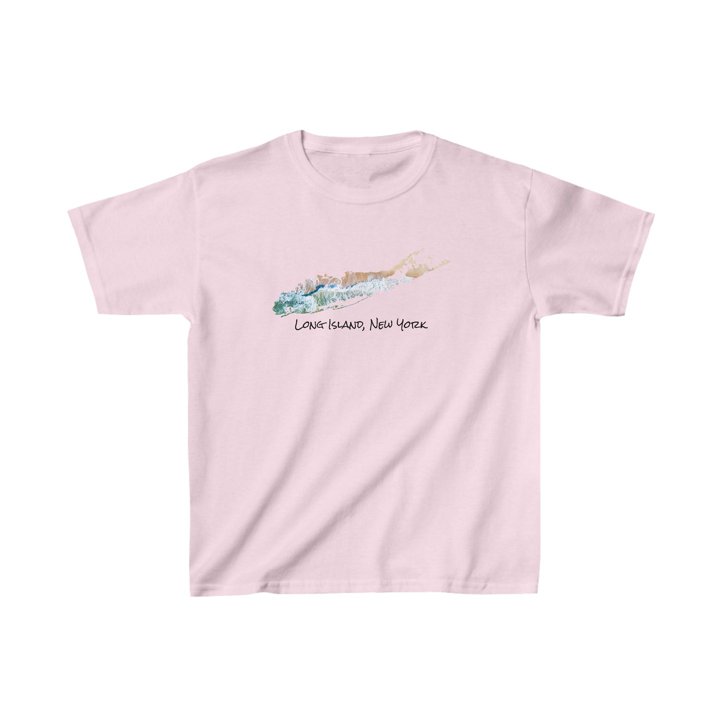 Kids Heavy Cotton™ Tee - Sand & Sea