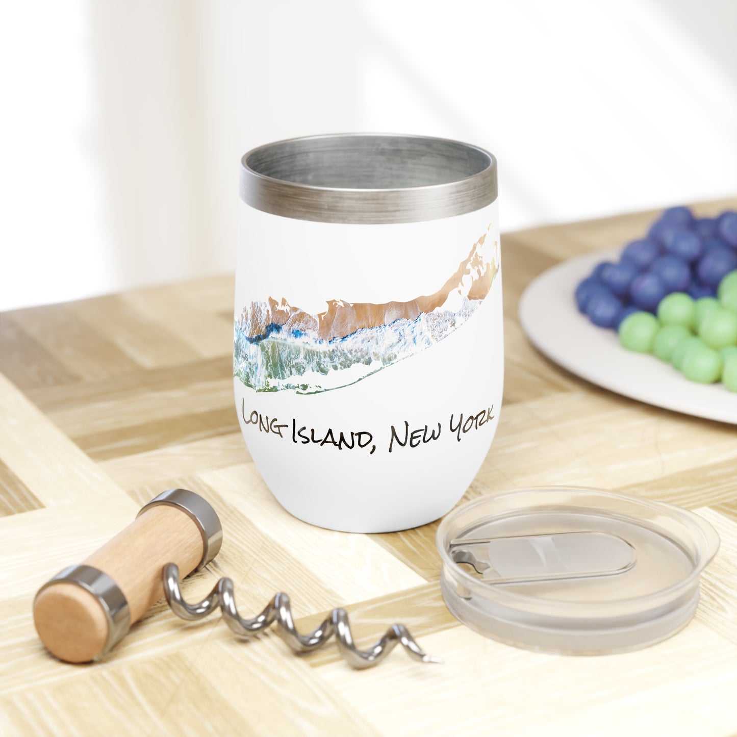 Chill Wine Tumbler - Sand & Sea