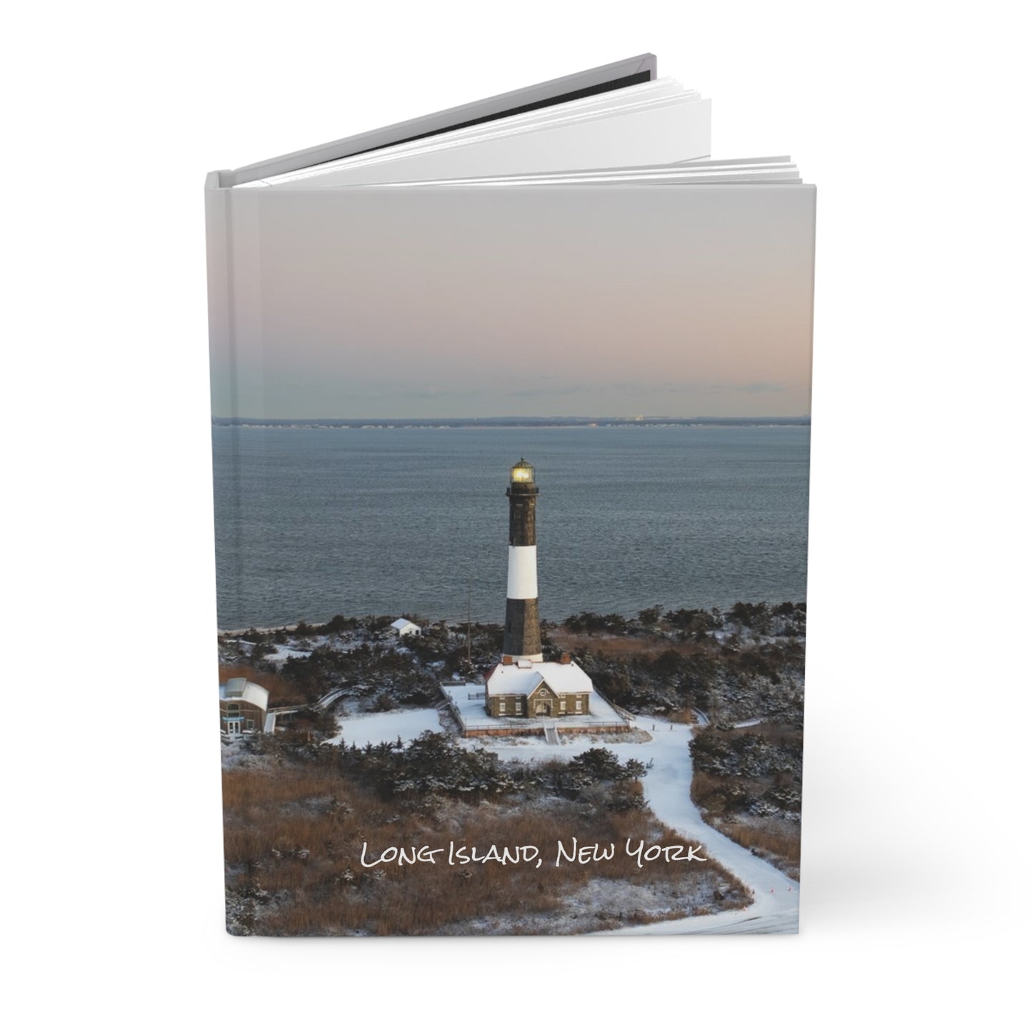 Hardcover Journal - Winter at Fire Island