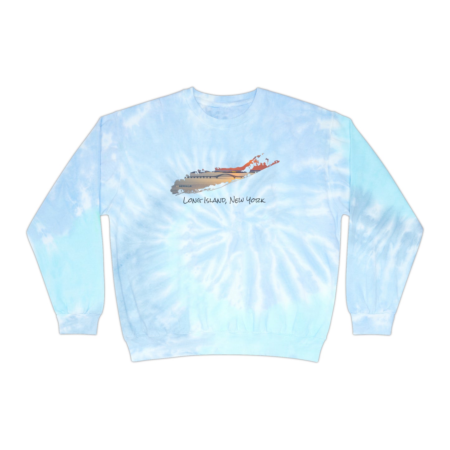 Unisex Tie-Dye Sweatshirt - Great South Bay Bridge