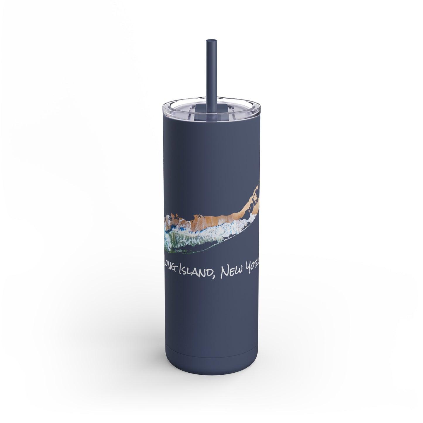 Skinny Matte Tumbler, 20oz - Sand & Sea