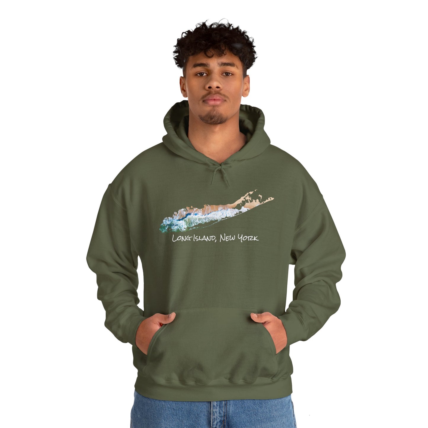 Unisex Hooded Sweatshirt - Sand & Sea