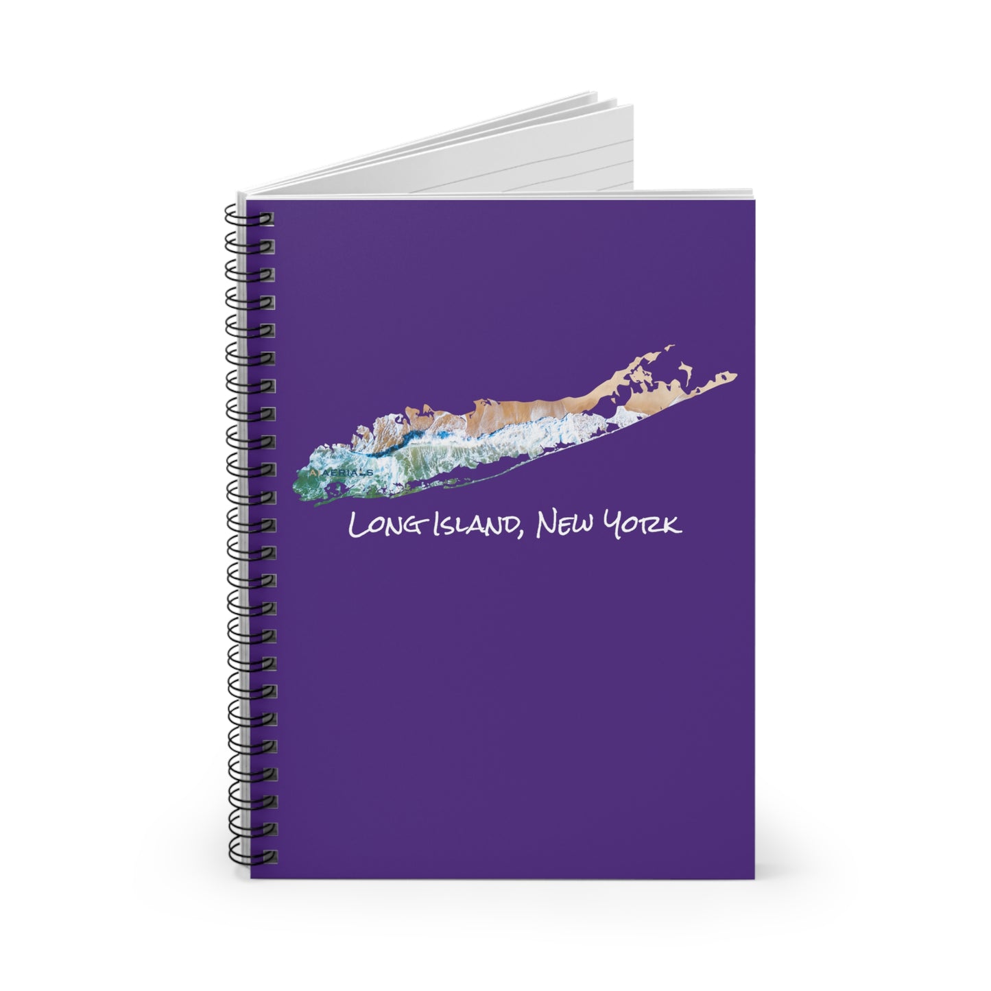 Spiral Notebook Purple - Sand & Sea