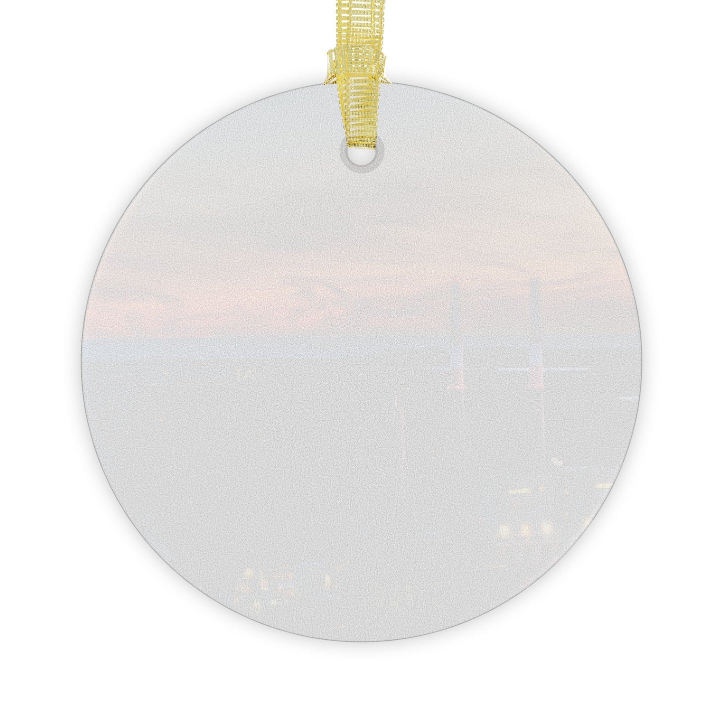 Glass Ornament - Port Jefferson Smokestacks