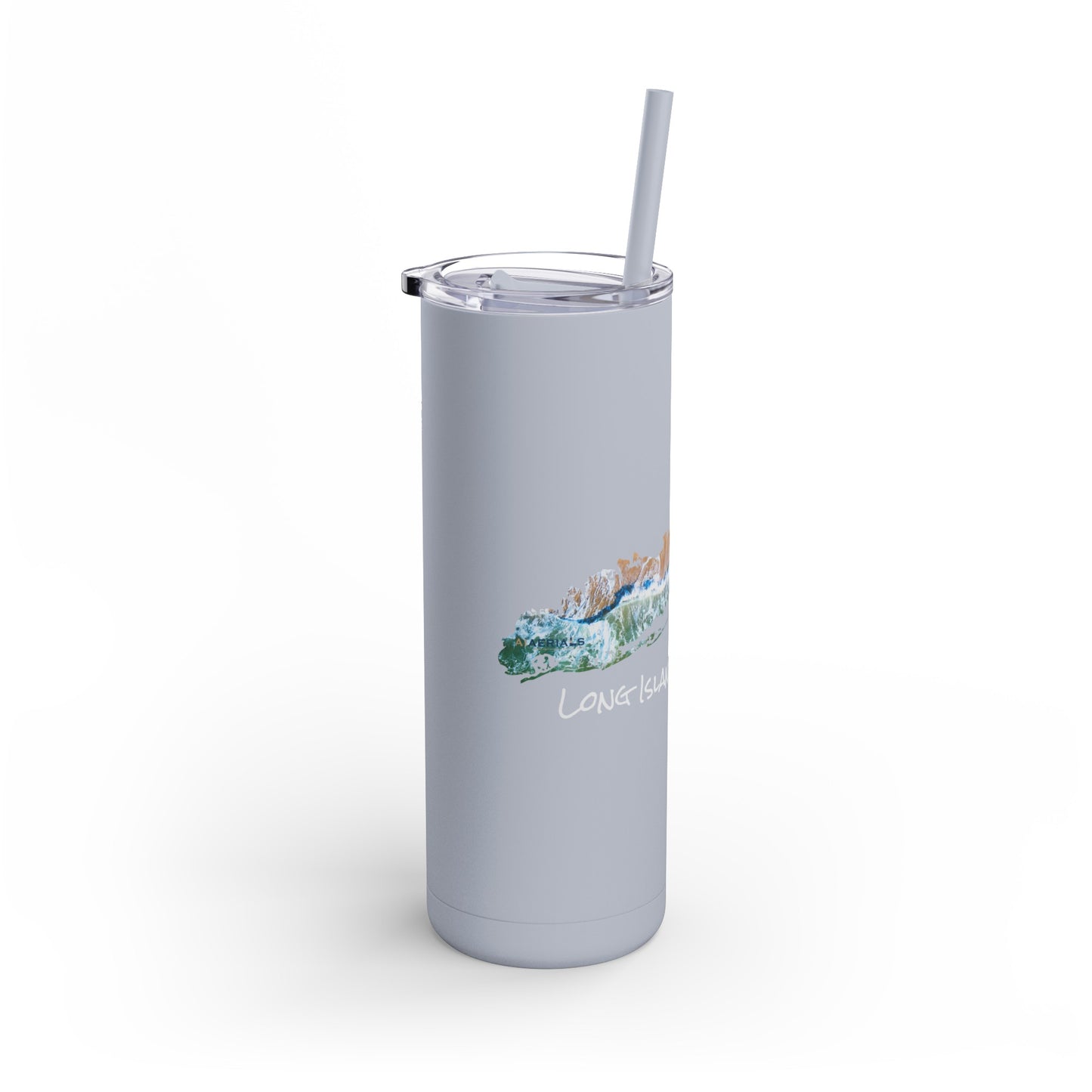 Skinny Matte Tumbler, 20oz - Sand & Sea