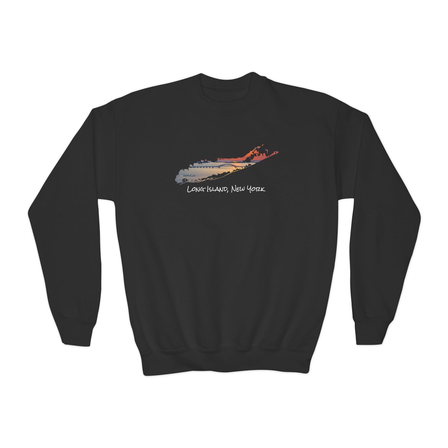 Youth Crewneck Sweatshirt - Great South Bay Bridge