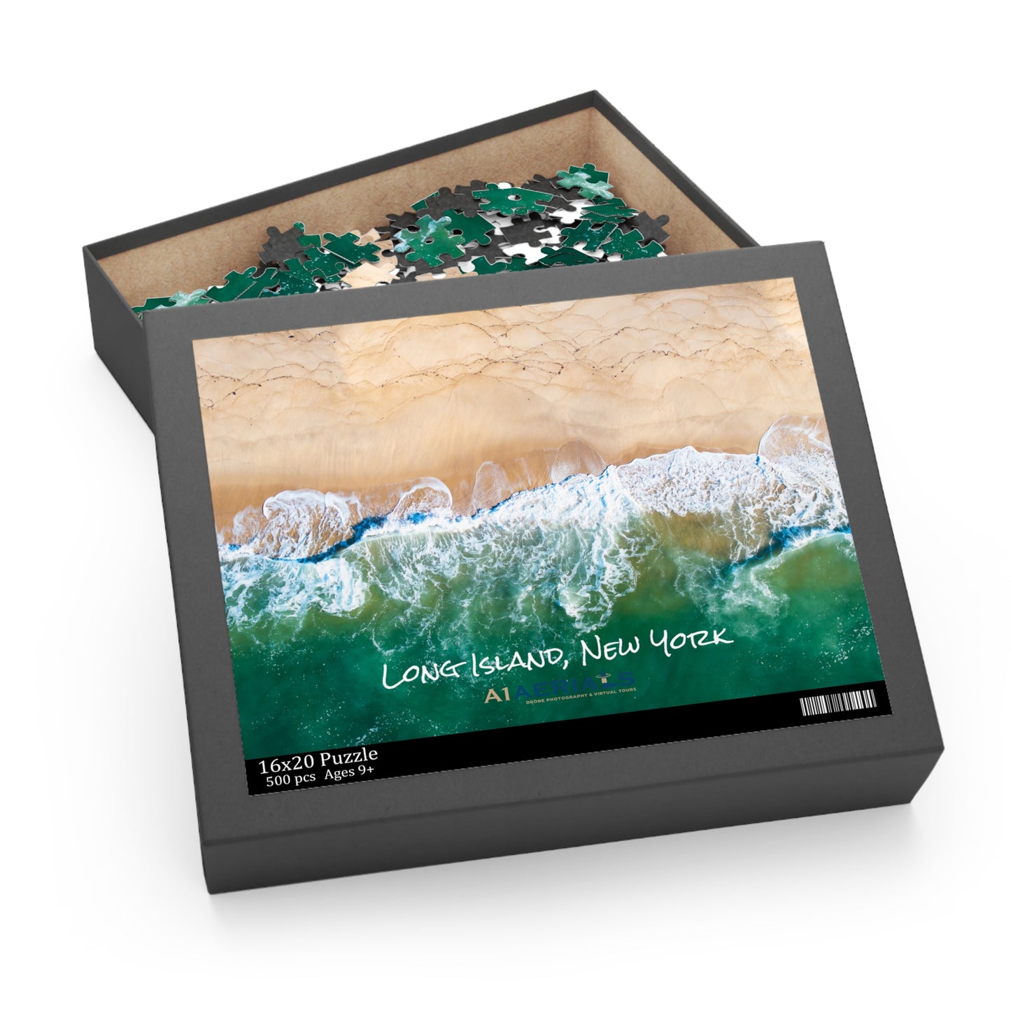 Puzzle in Box (500-Piece) - Sand & Sea