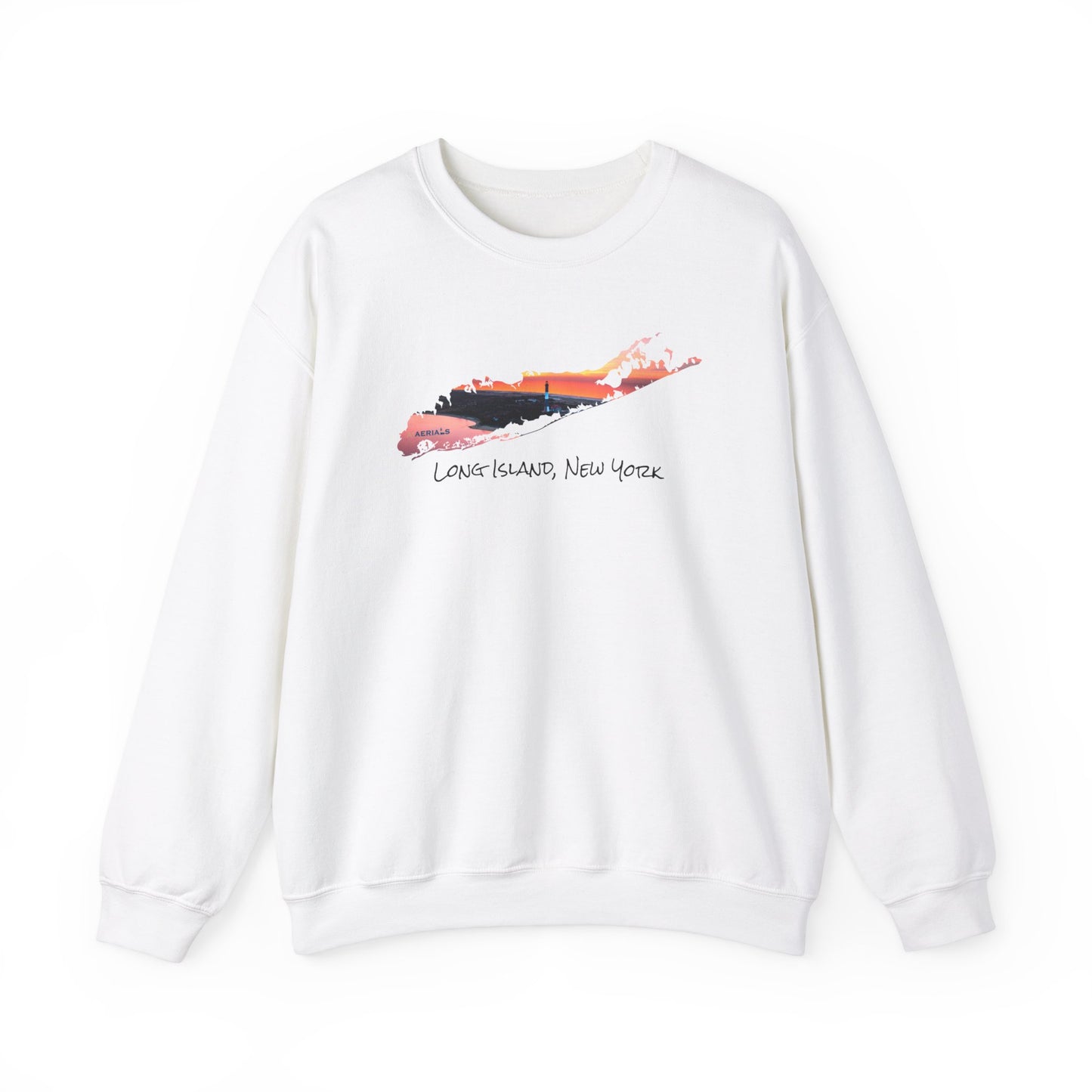 Unisex Heavy Blend™ Crewneck Sweatshirt - Fire Island Lighthouse