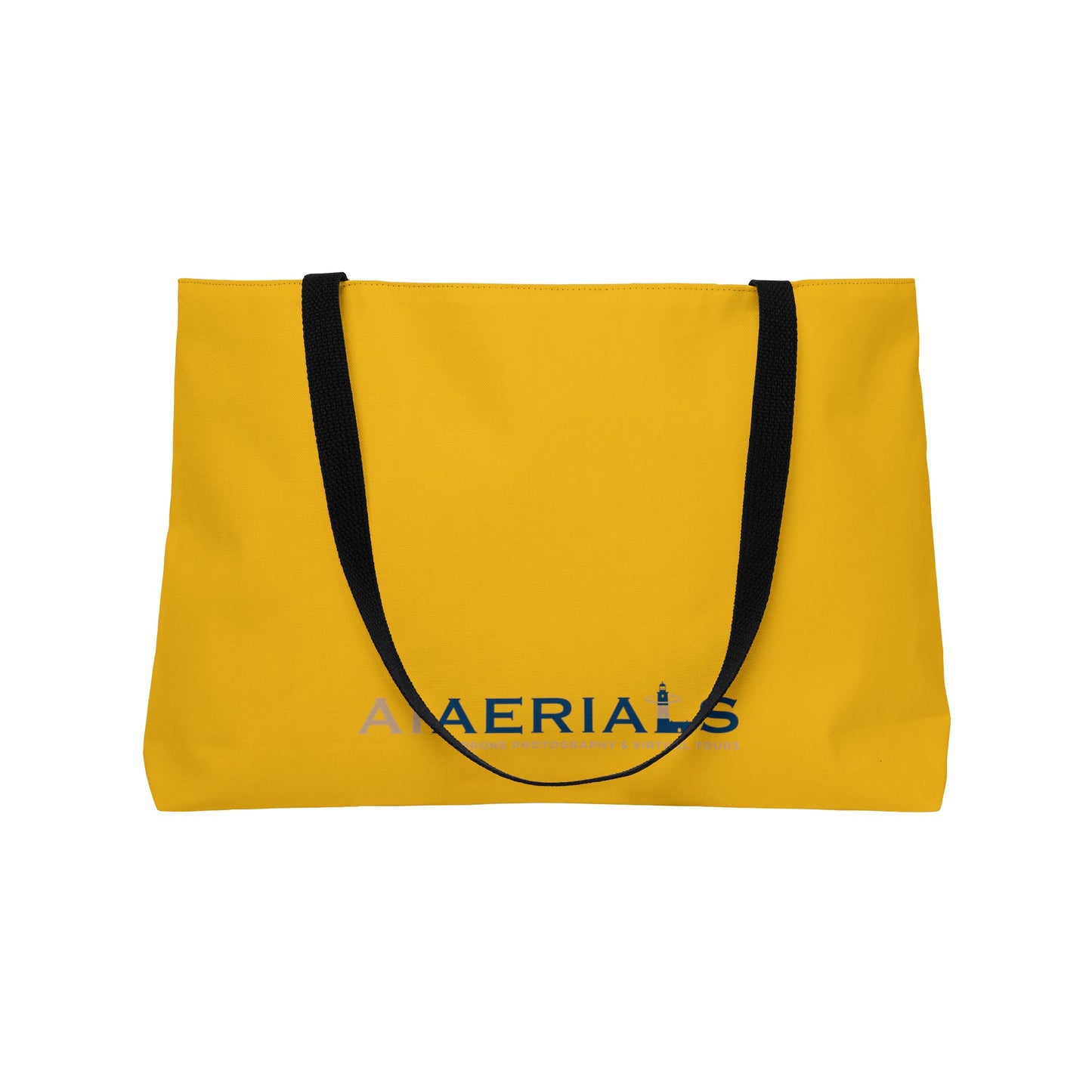 Weekender Tote Bag Yellow - Great South Bay Bridge