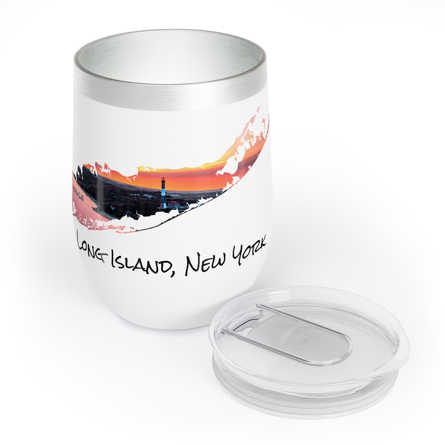 Chill Wine Tumbler - Fire Island Lighthouse