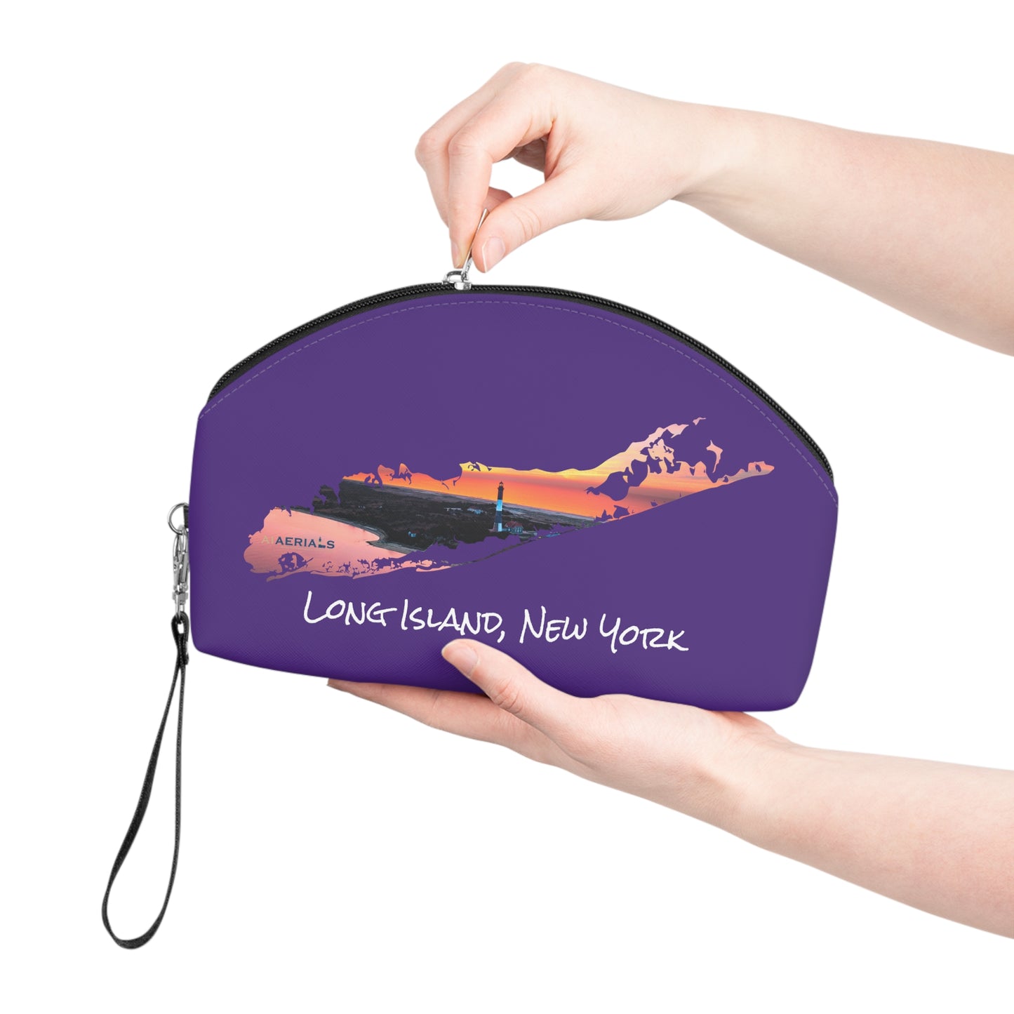 Makeup Bag Purple - Fire Island Lighthouse