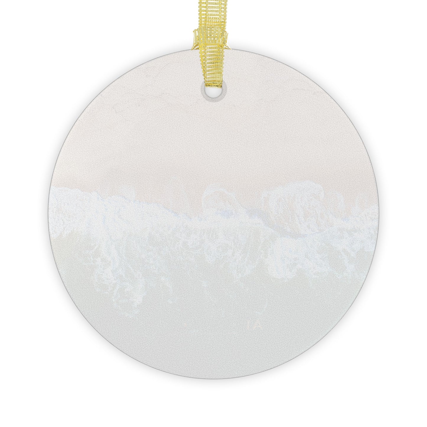 Glass Ornament - Sand & Sea