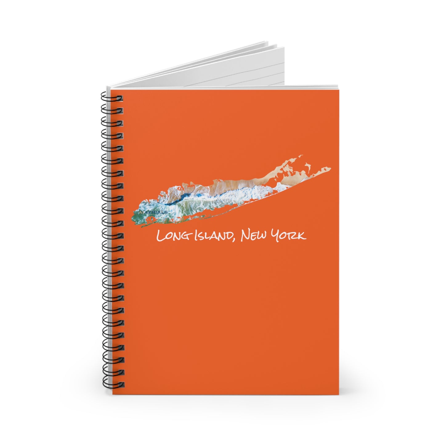 Spiral Notebook Orange - Sand & Sea