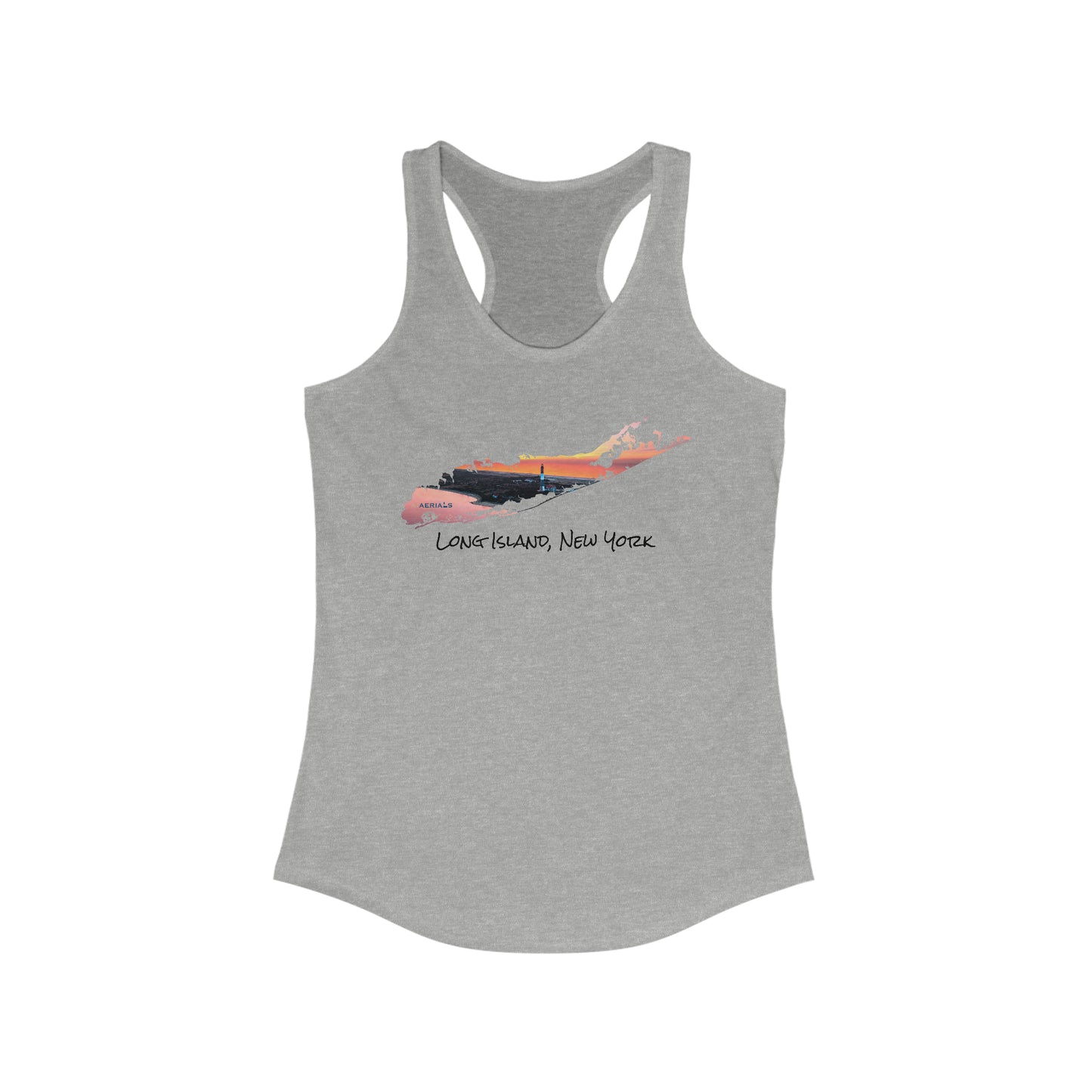 Women's Racerback Tank - Fire Island Lighthouse