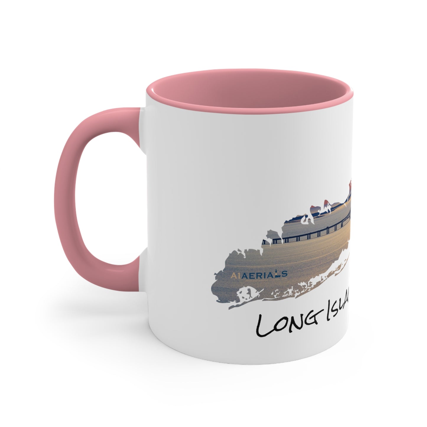 Accent Coffee Mug, 11oz - Great South Bay Bridge