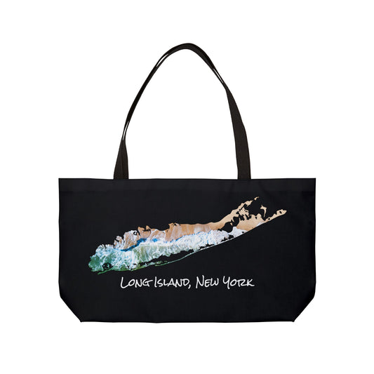 Weekender Tote Bag Black - Sand & Sea