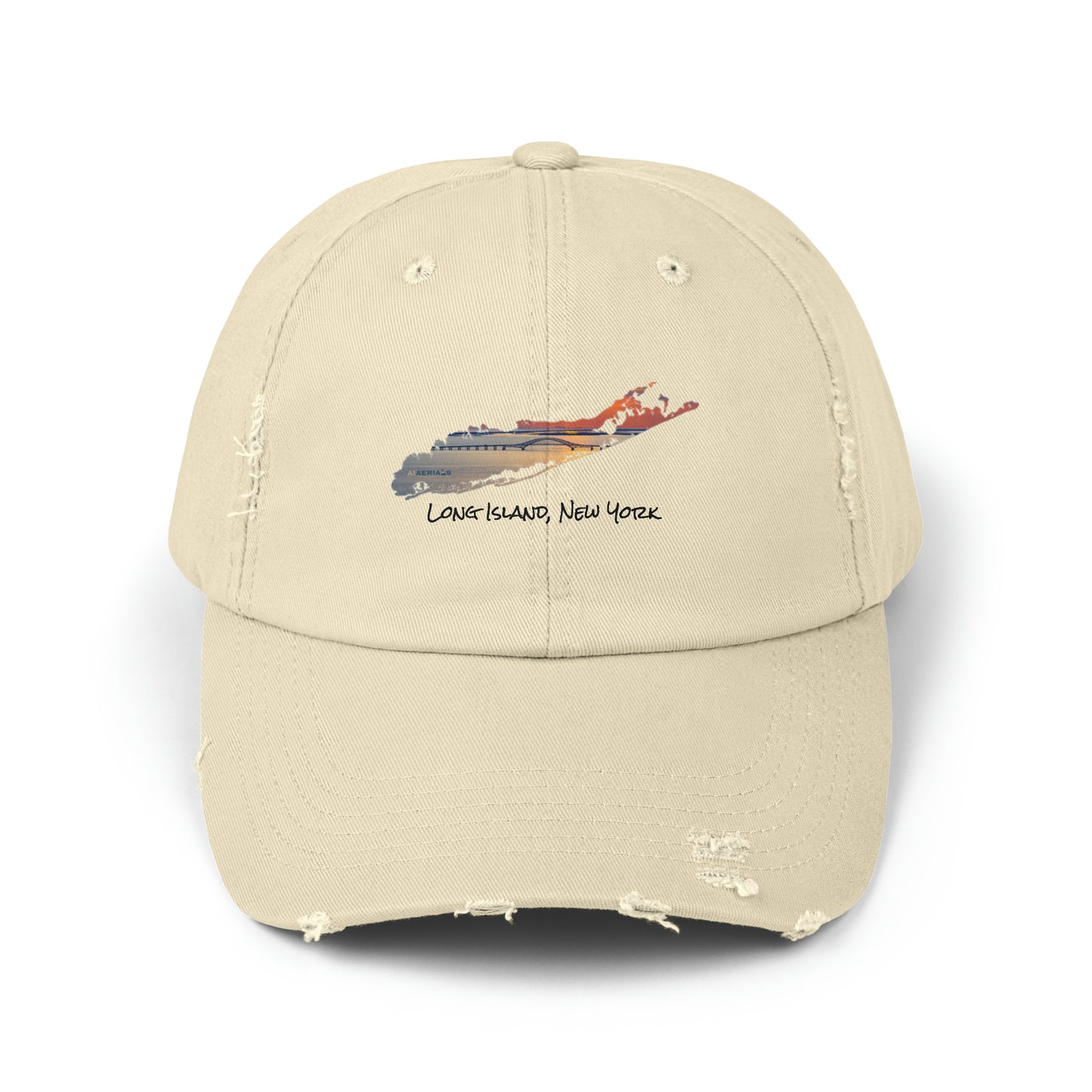 Unisex Distressed Cap - Great South Bay Bridge