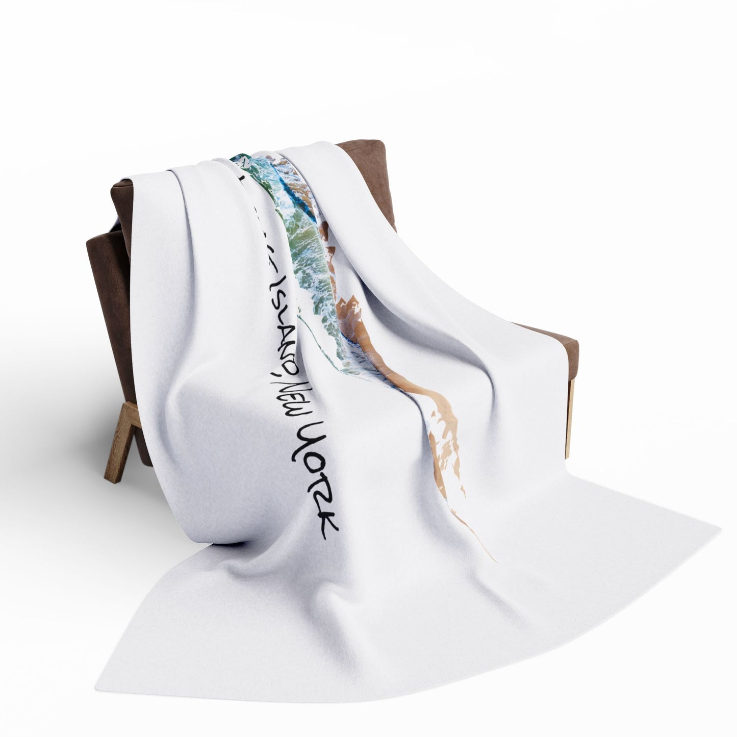 Arctic Fleece Blanket White (3 Sizes) - Sand & Sea