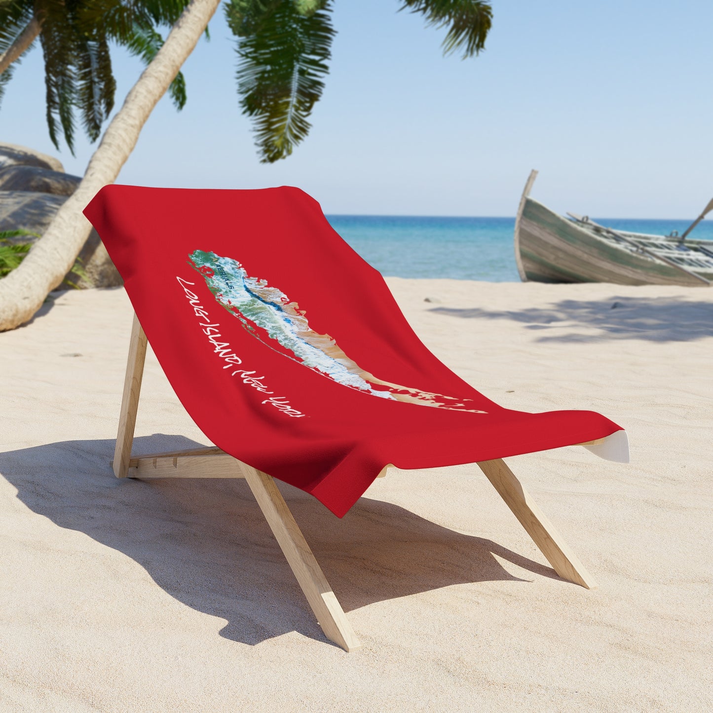 Beach Towel Red - Sand & Sea