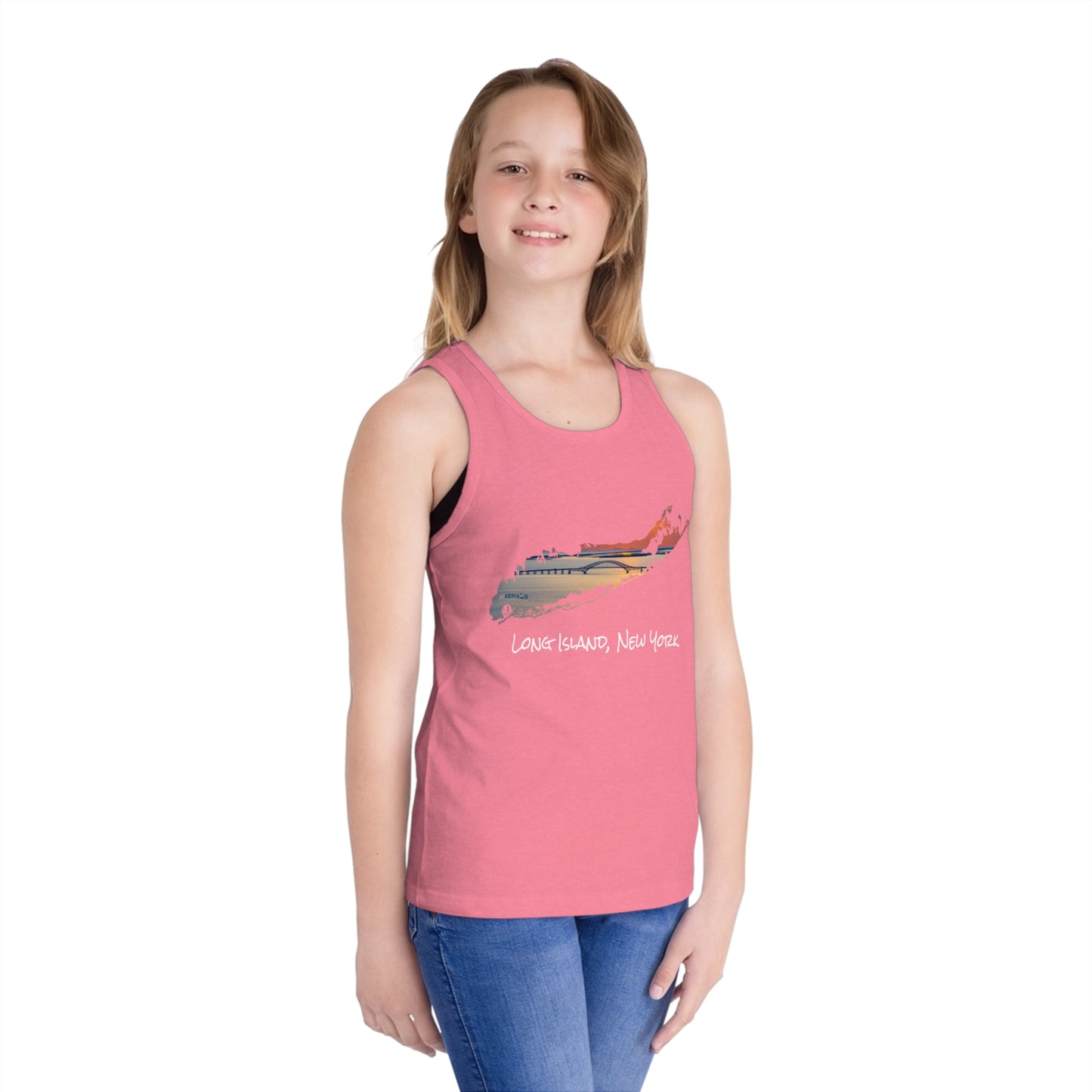 Kid's Jersey Tank Top - Great South Bay Bridge