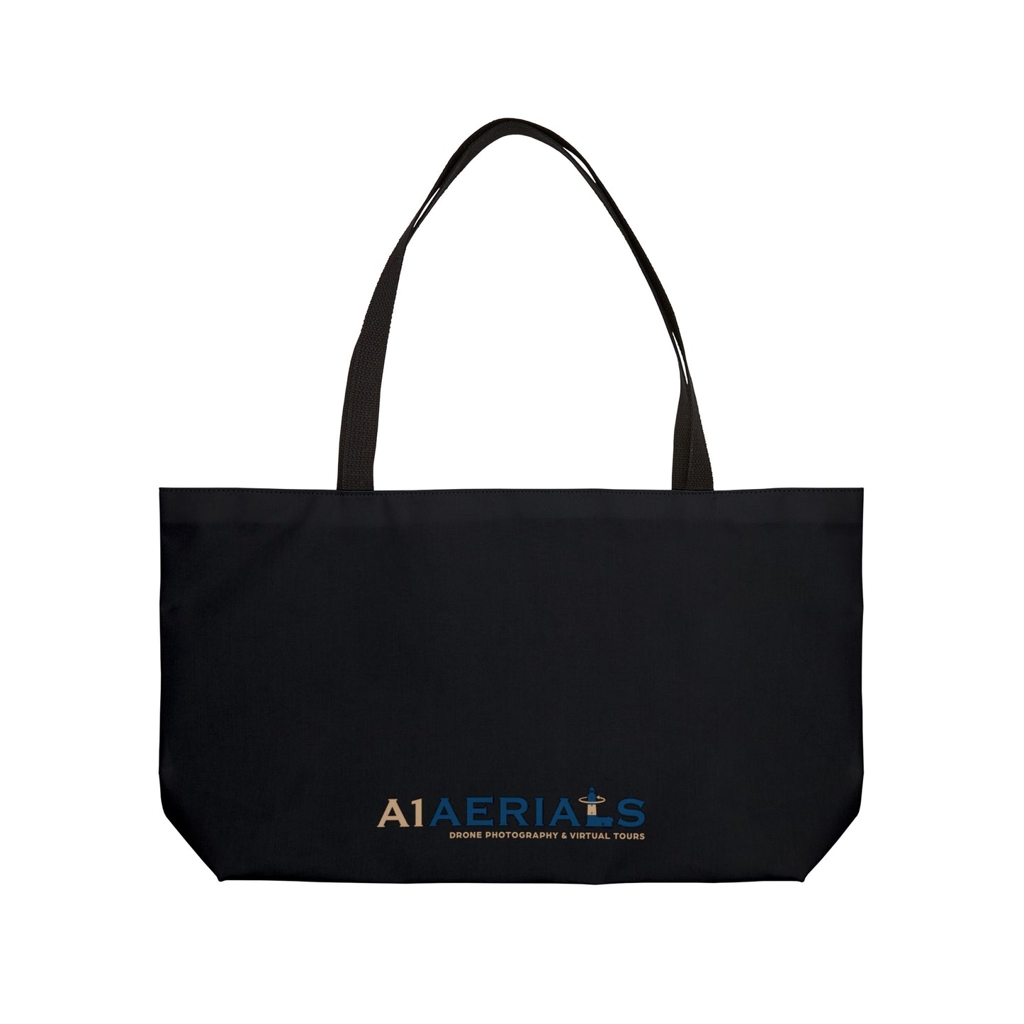 Weekender Tote Bag Black - Sand & Sea