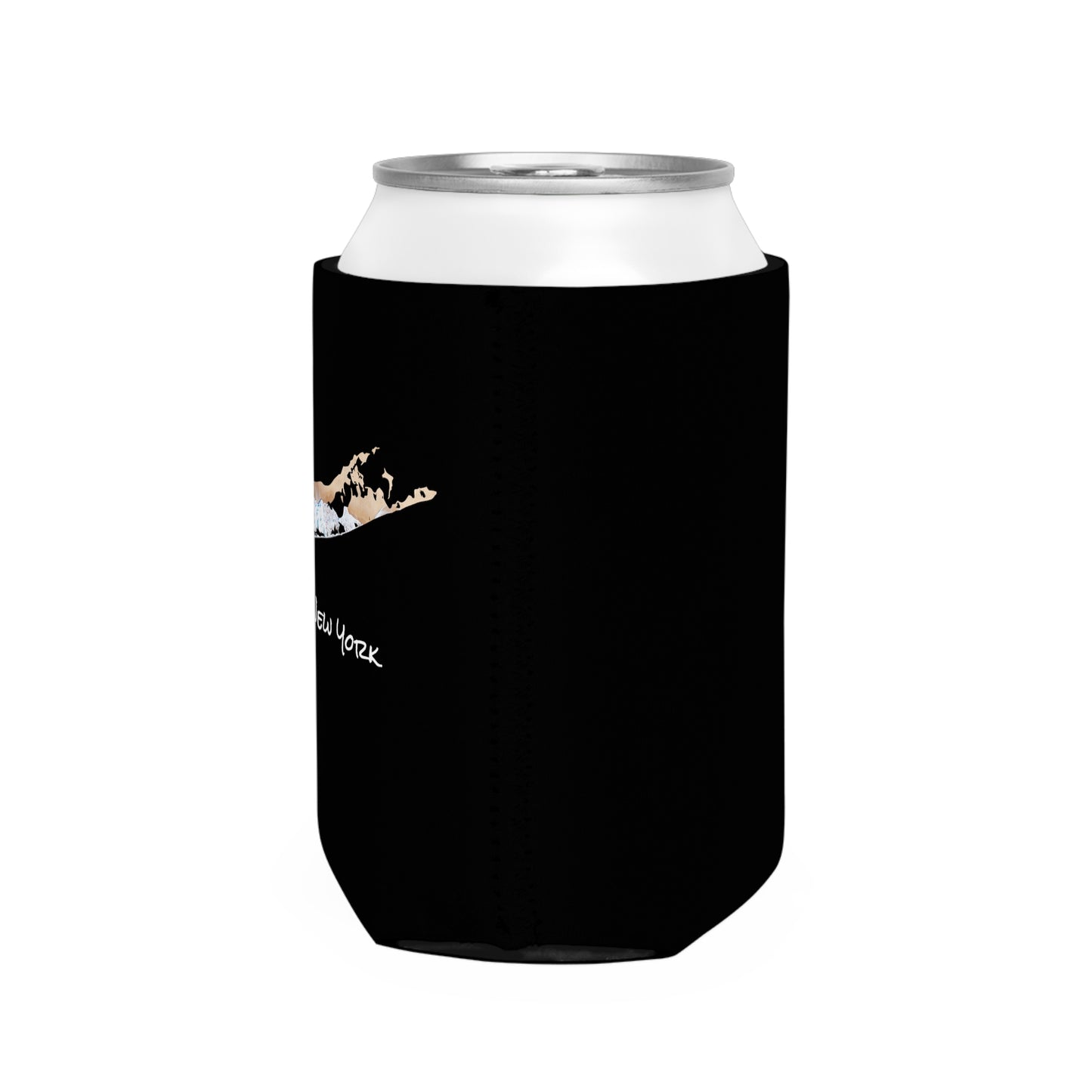 Can Cooler Sleeve Black - Sand & Sea