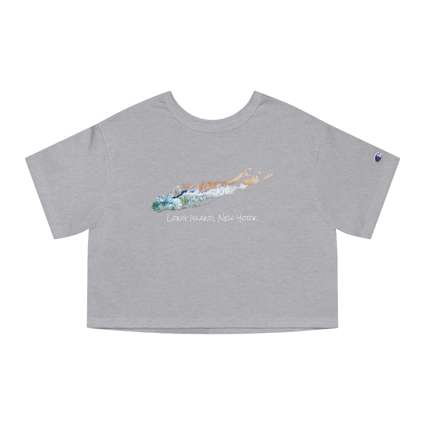 Champion Women's Heritage Cropped T-Shirt - Sand & Sea