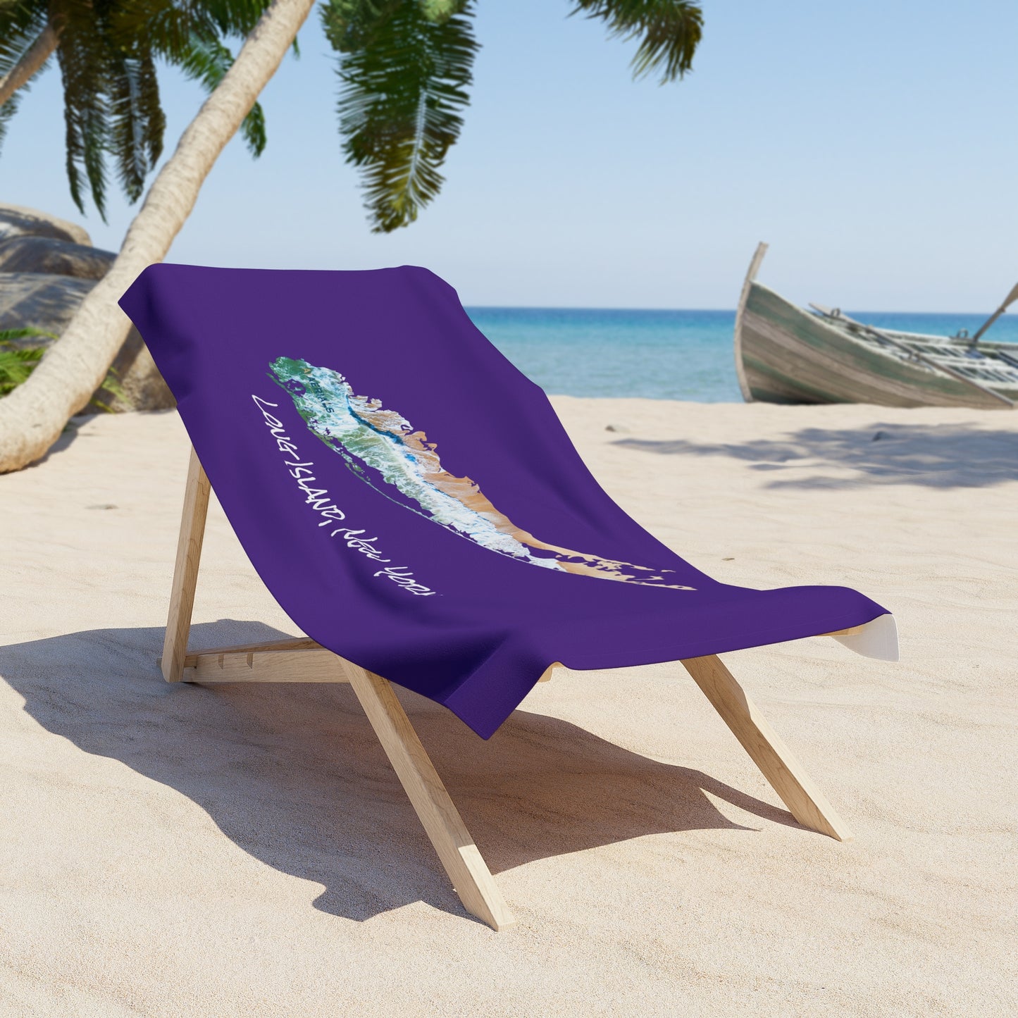 Beach Towel Purple - Sand & Sea