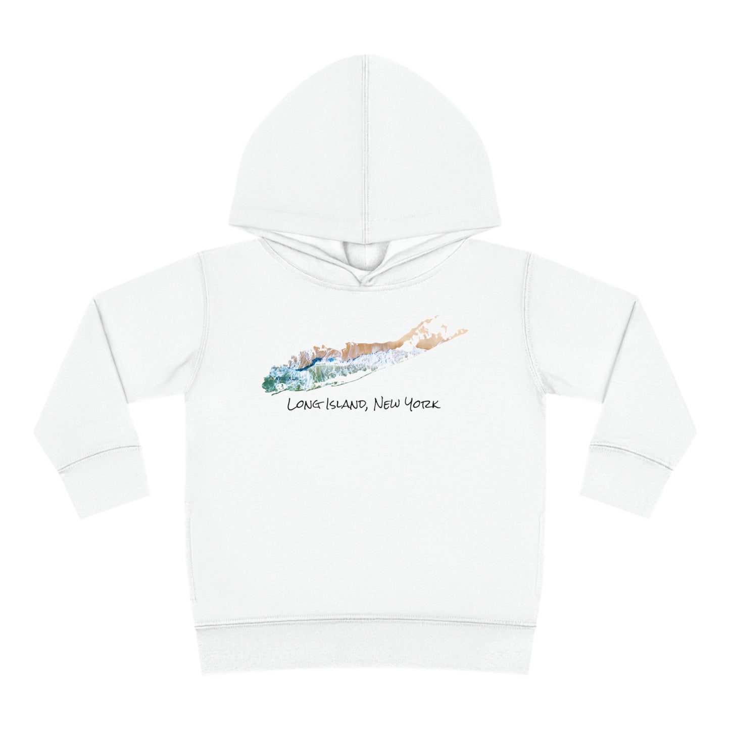 Toddler Pullover Fleece Hoodie - Sand & Sea