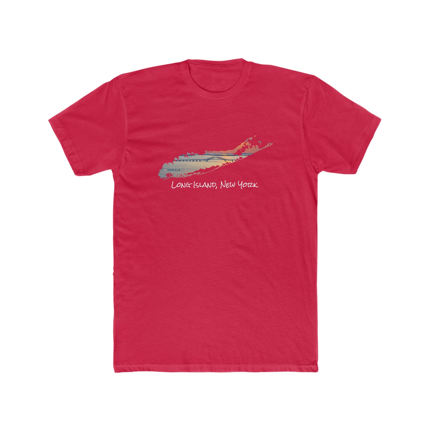 Men's Cotton Crew Tee - Great South Bay Bridge