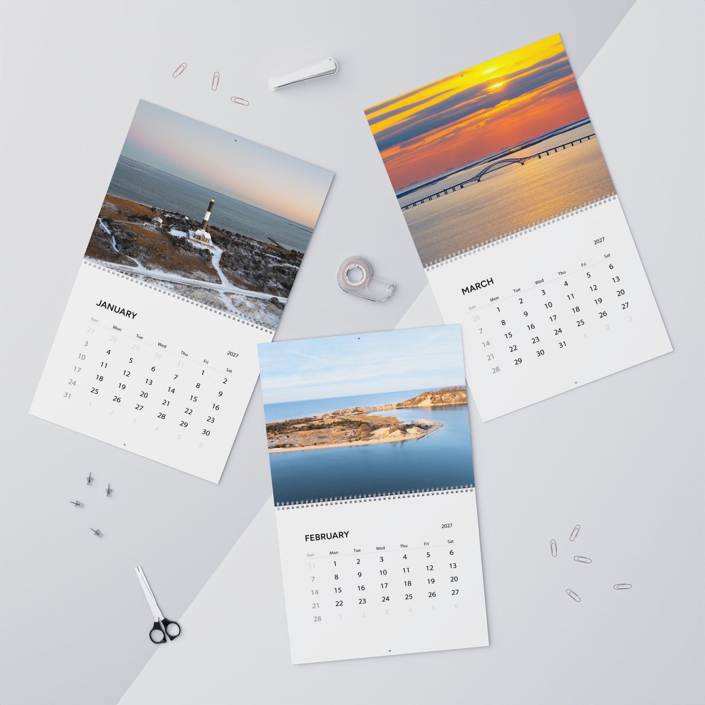 Long Island From Above - Wall Calendar 2027