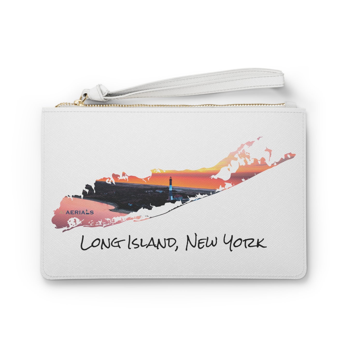 Clutch Bag White - Fire Island Lighthouse