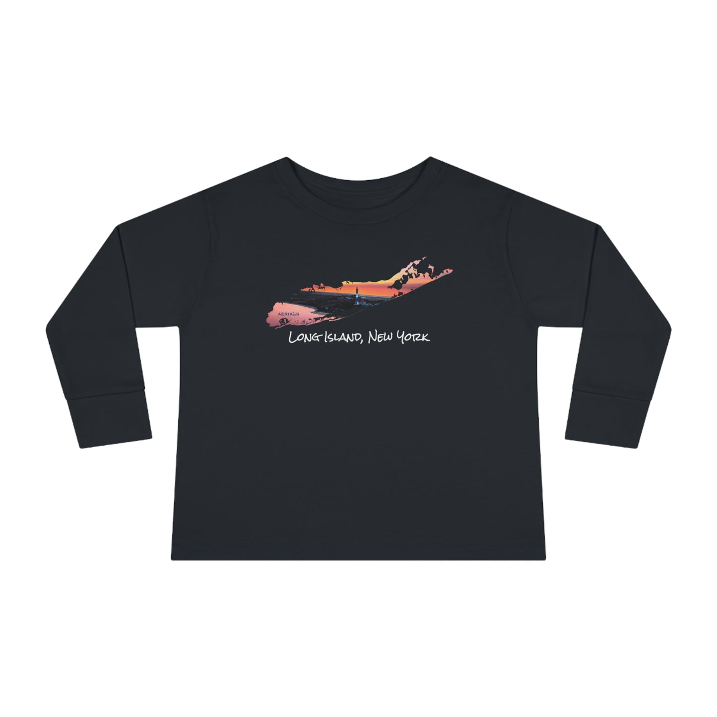 Toddler Long Sleeve Tee - Fire Island Lighthouse