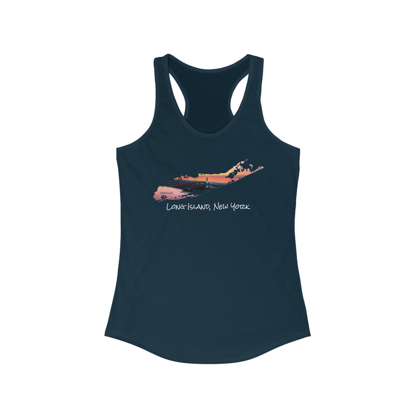 Women's Racerback Tank - Fire Island Lighthouse