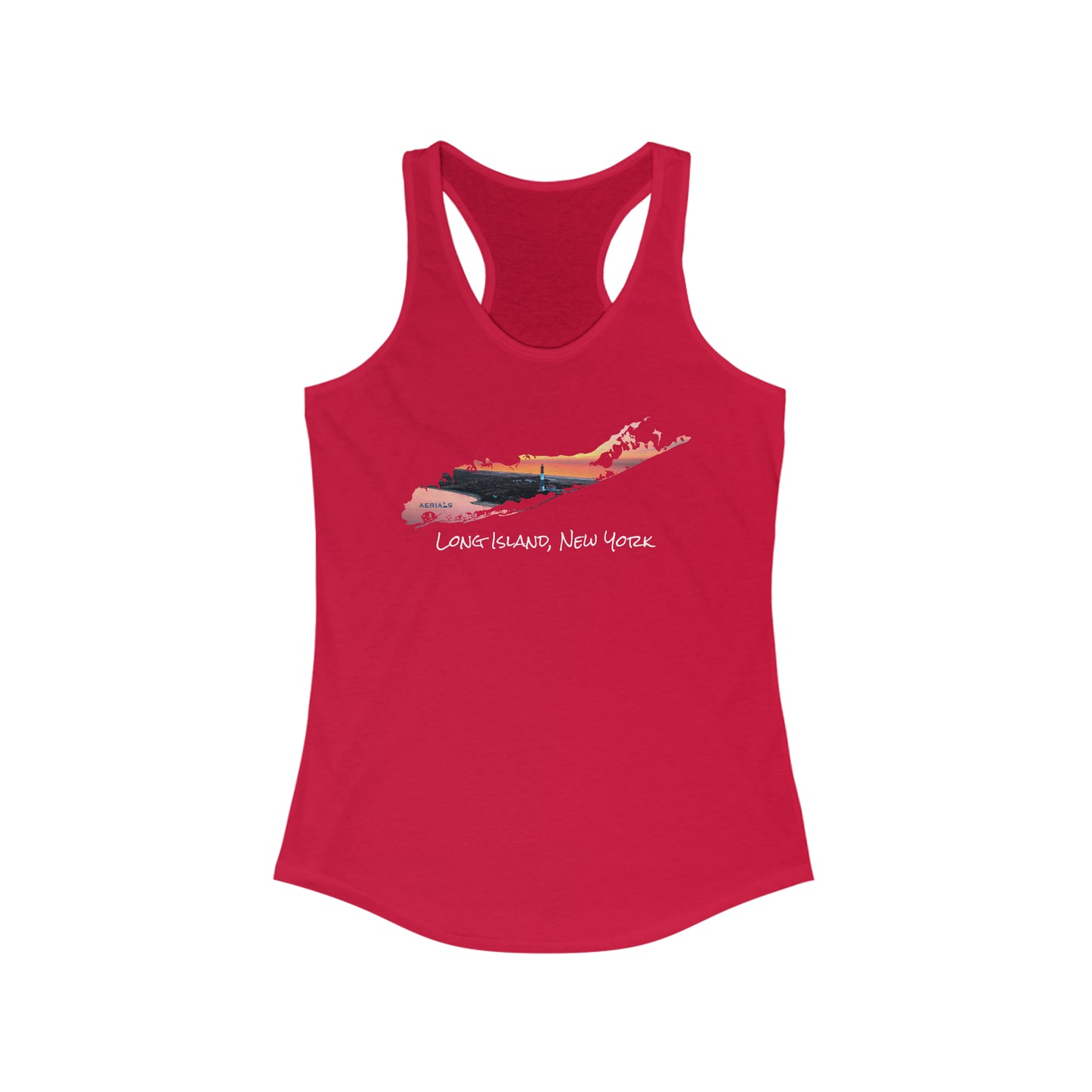 Women's Racerback Tank - Fire Island Lighthouse