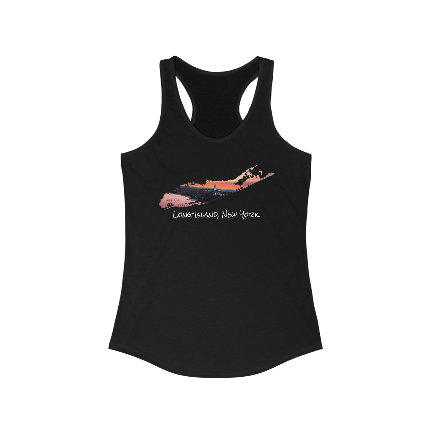 Women's Racerback Tank - Fire Island Lighthouse