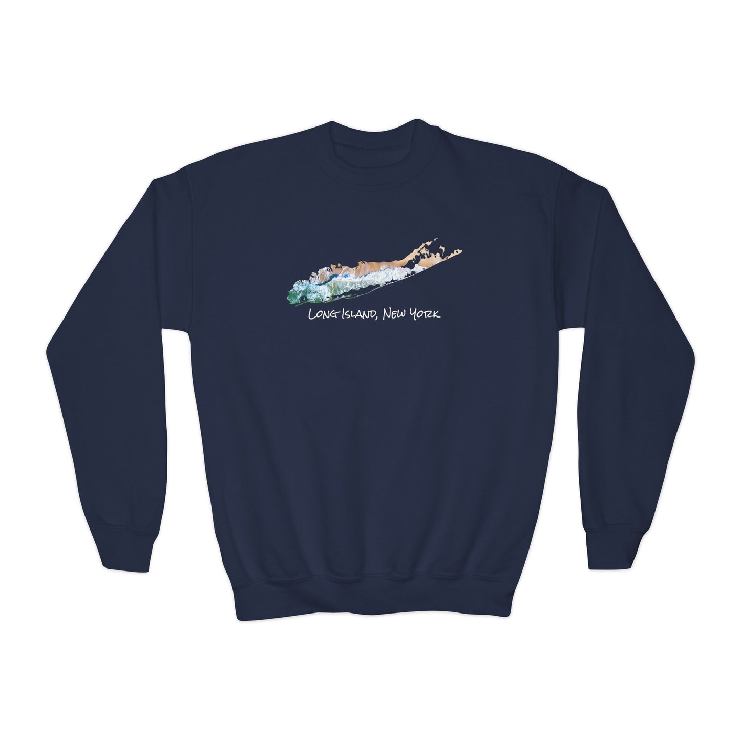 Youth Crewneck Sweatshirt - Sand & Sea