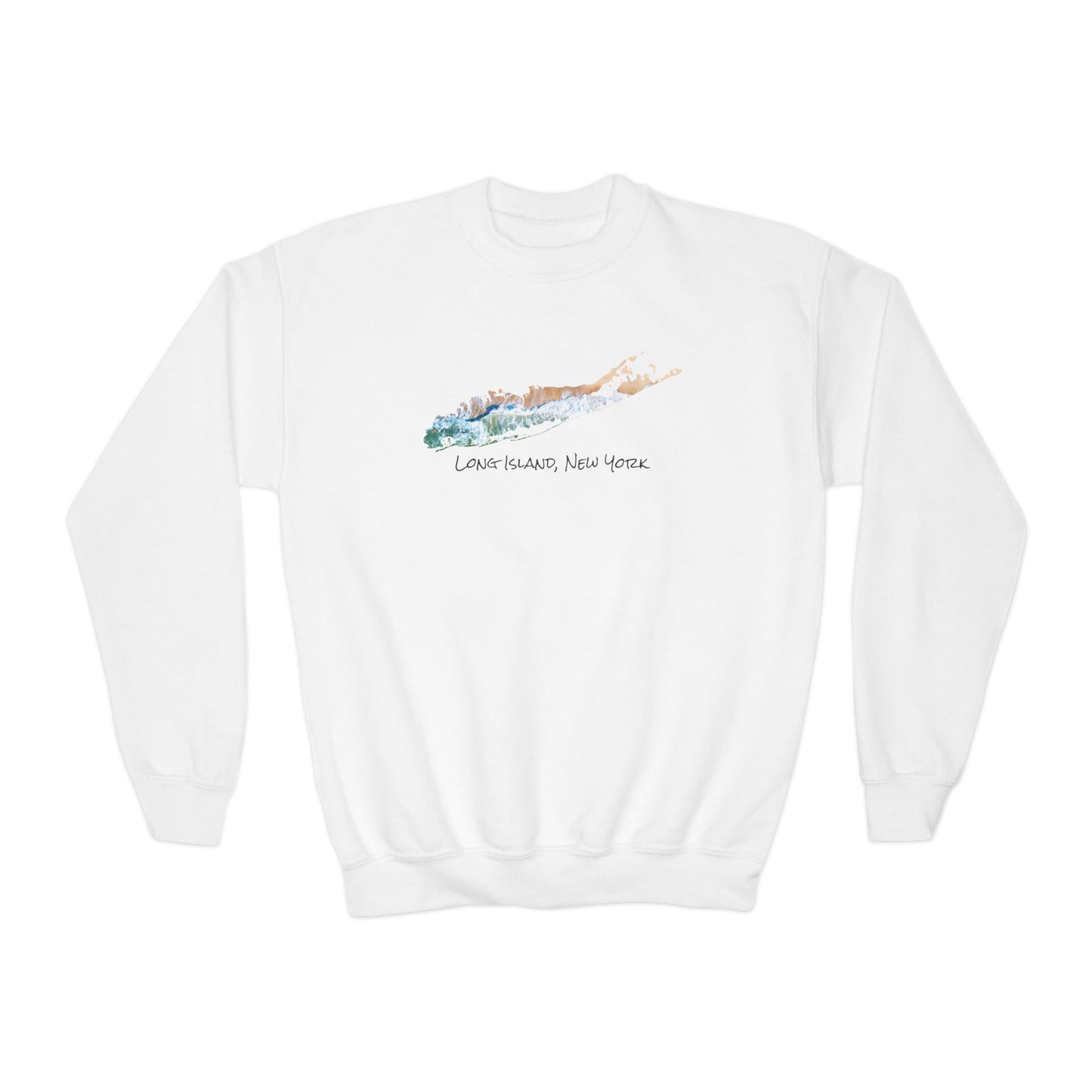 Youth Crewneck Sweatshirt - Sand & Sea