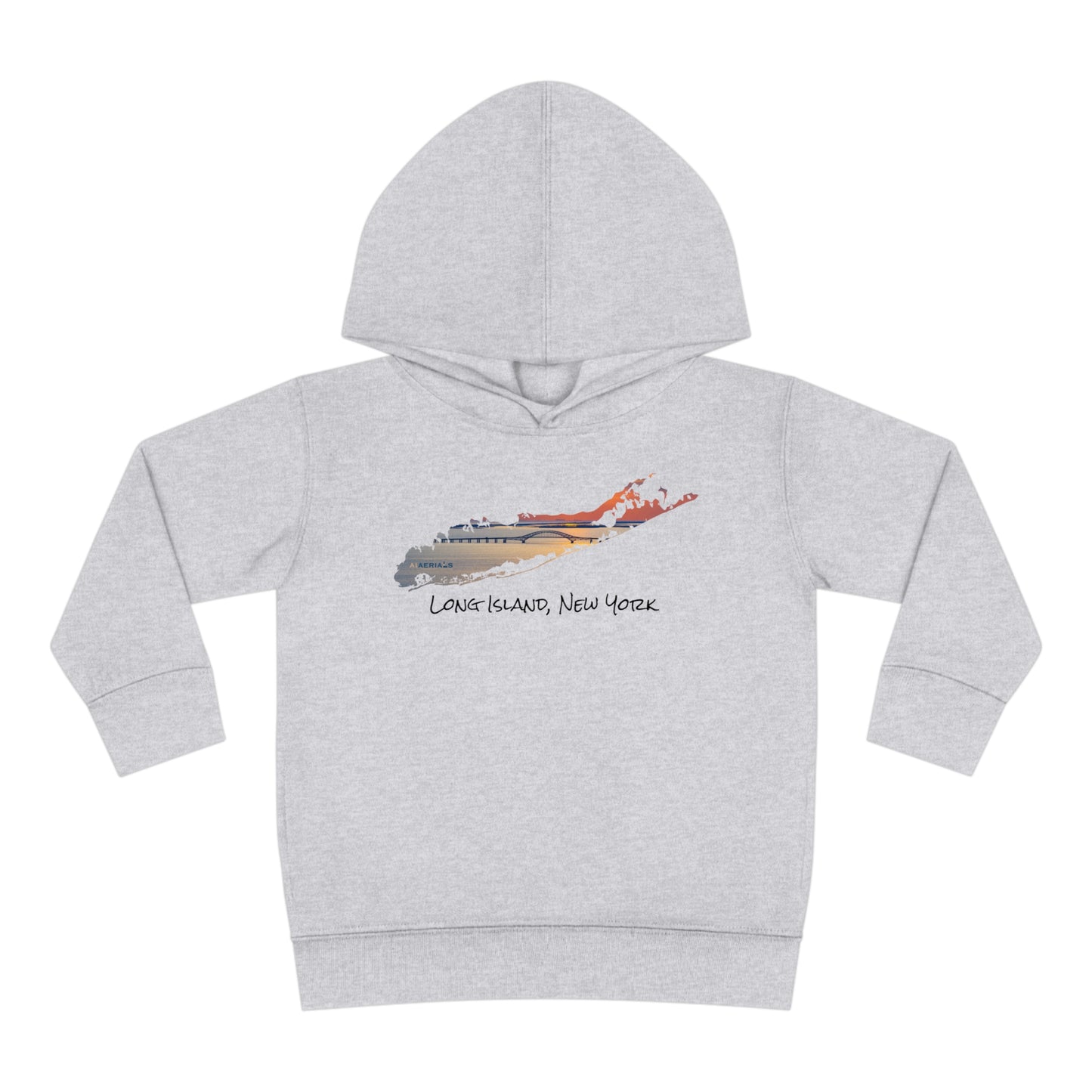 Toddler Pullover Fleece Hoodie - Great South Bay Bridge