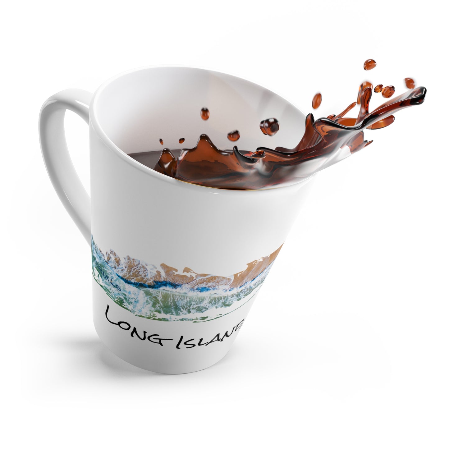 Latte Mug 12oz - Sand & Sea