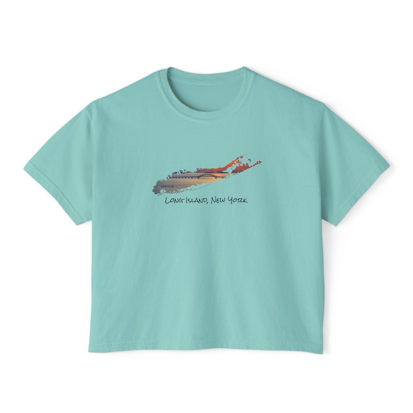 Women's Boxy Tee - Great South Bay Bridge