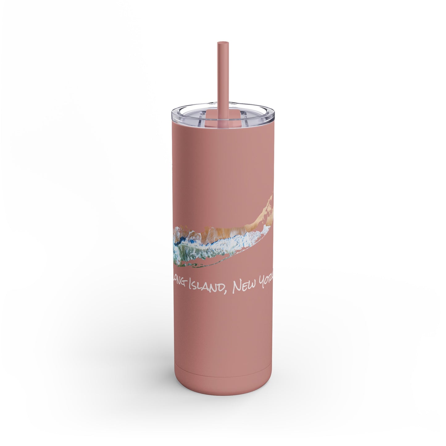 Skinny Matte Tumbler, 20oz - Sand & Sea