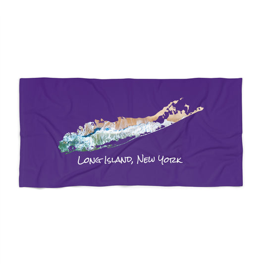 Beach Towel Purple - Sand & Sea
