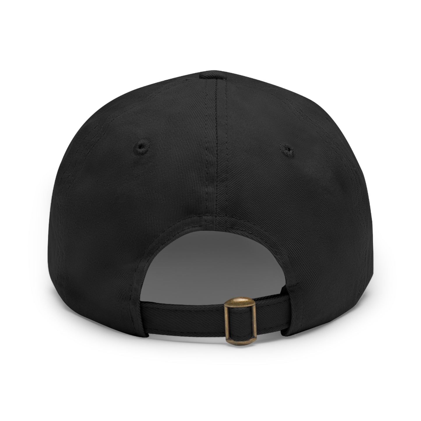 Hat with Rectangle Leather Patch - Sand & Sea