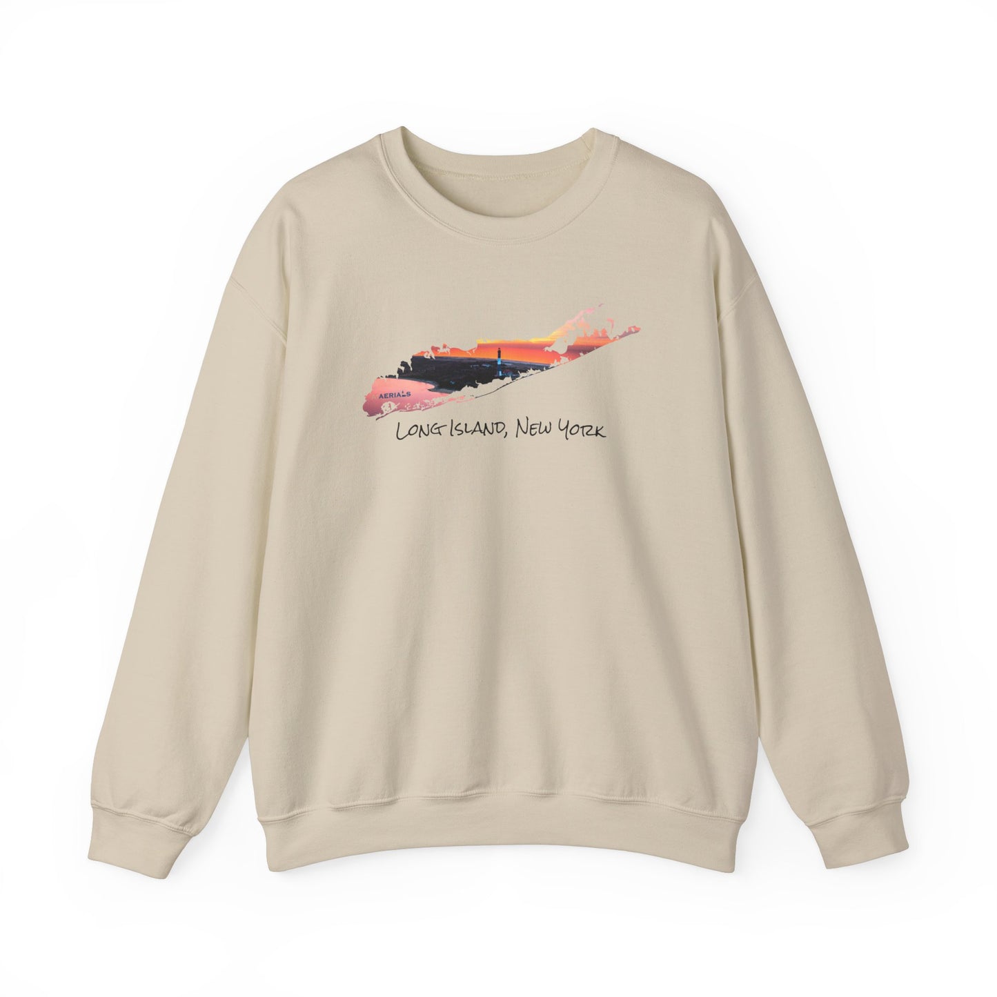 Unisex Heavy Blend™ Crewneck Sweatshirt - Fire Island Lighthouse