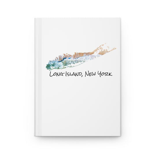 Hardcover Journal Matte White - Sand & Sea