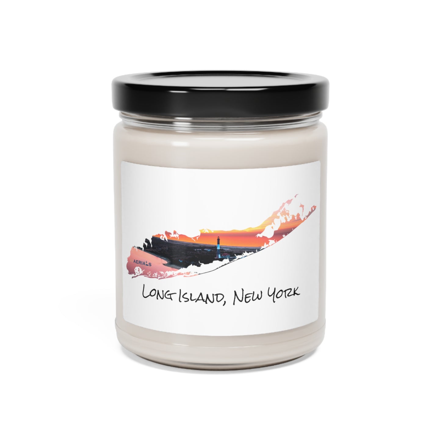 Scented Soy Candle, 9oz White - Fire Island Lighthouse