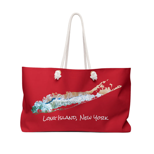 Weekender Rope Bag Red - Sand & Sea