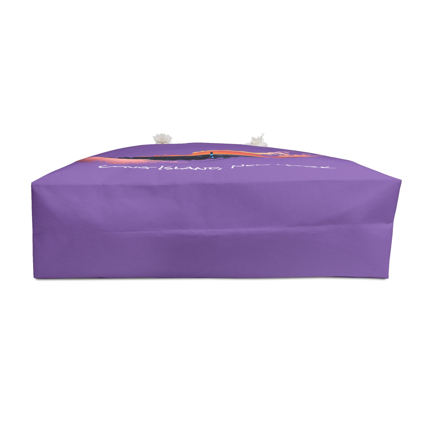 Weekender Rope Bag Purple - Fire Island Lighthouse