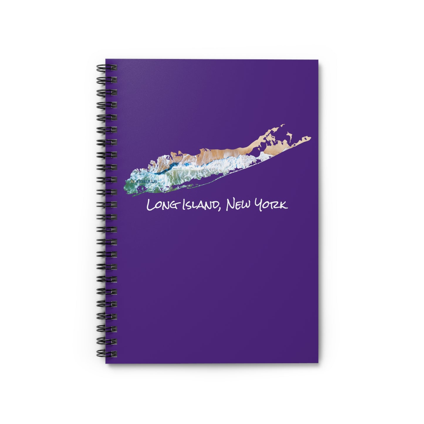 Spiral Notebook Purple - Sand & Sea